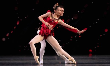 Ako Kondo and Brett Chynoweth in George Balanchine's 'Jewels'. Photo by Rainee Lantry.