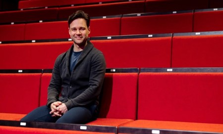 Alexander Campbell in the RAD's Aud Jebsen Studio Theatre. Photo by Cesare De Giglio.