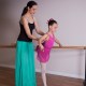 Alexandra Cownie working with a young ballet dancer. Photo courtesy of Cownie.