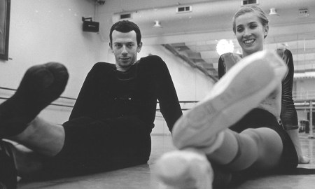 Alexei Ratmansky with dancer Gudrun Bojesen. Photo by Soren Hartvig Nielsen.