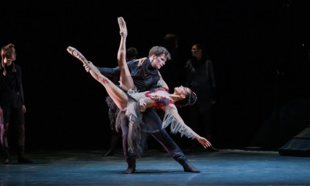 Ana Gallardo Lobaina and Harrison James in Loughlan Prior's 'The Firebird'. Photo by Stephen A'Court.