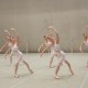 Class on stage at the Bolshoi Ballet Academy. Photo courtesy of the Academy.