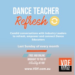 Dance Teacher Refresh from VDF.