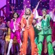 Deone Zanotto, Elise McCann and Bianca Bruce in the Australian production of 'MAMMA MIA! The Musical. Photo by David Hooley.