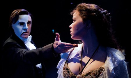 Earl Carpenter and Katie Hall in 'The Phantom of the Opera'. Photo by Alastair Muir.