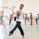 Houston Ballet Artistic Director Stanton Welch AM with Artists of Houston Ballet rehearsing 'Sylvia'. Photo by Amitava Sarkar, courtesy of Houston Ballet.