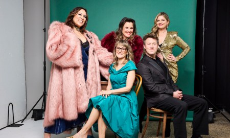 Kate Ceberano, Ali McGregor, Julia Zemiro, Julia Holt and Eddie Perfect. Photo by Claudio Raschella.