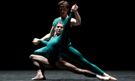 Nadia Yanowsky in William Forsythe's 'In the Middle, Somewhat Elevated'. Photo Angela Sterling.