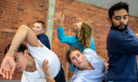 New Zealand Dance Company Winter School. Photo by Caroline Bindon.