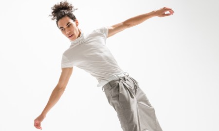 New Zealand School of Dance contemporary dance student Chris Clegg. Photo by Stephen A’Court.