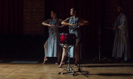 'Noise Quartet Meditation', choreographed by Lilian Steiner. Photo by Lauren Dunn