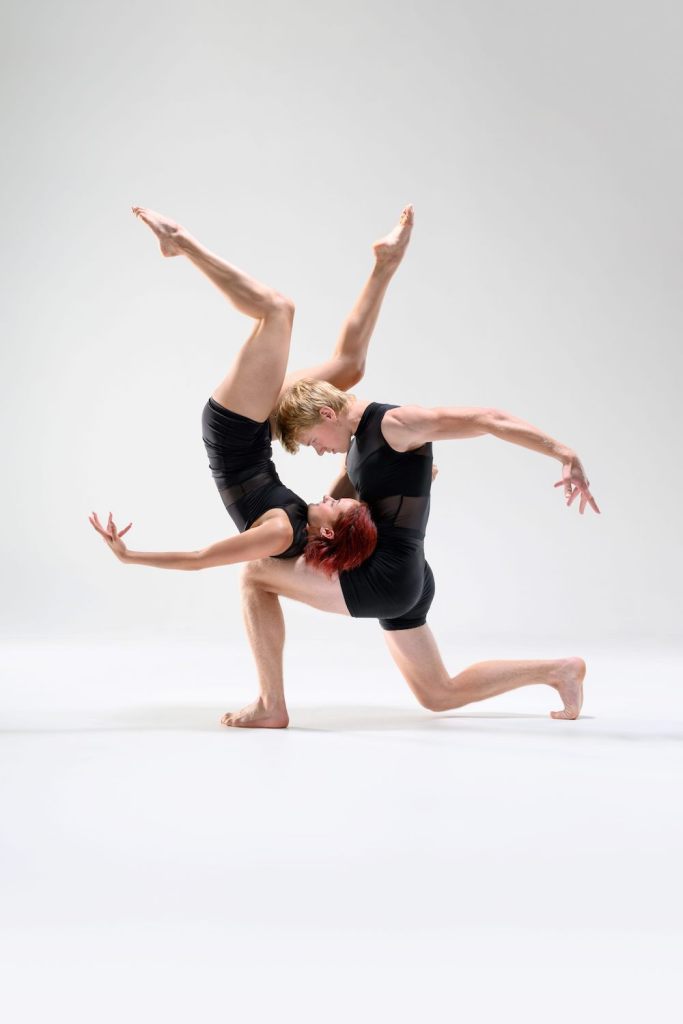 NZSD Contemporary Dance Students Molly Walker and Strahan Cormican-Jones. Photo by Stephen A'Court.