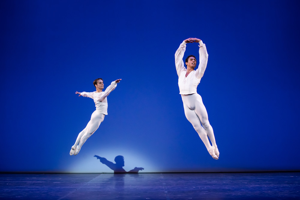 Queensland Ballet's Patricio Reve and Victor Estevez. Photo by David Kelly.