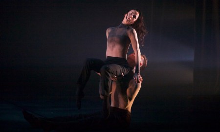 'Propel', featuring Alana Sargent and Jake McLarnon, with costumes by Sargent. Photo by Fiona Cullen.