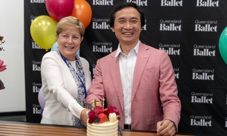 Queensland Ballet Artistic Director Li Cunxin AO celebrating a decade of directorship. Photo courtesy of Queensland Ballet.