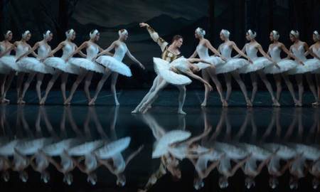 The St. Petersburg Ballet Theatre performing 'Swan Lake'.