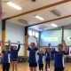 Students of Prebbleton School enjoying a Dance Workshop with Jamie Delmonte. Photo courtesy of RNZB.