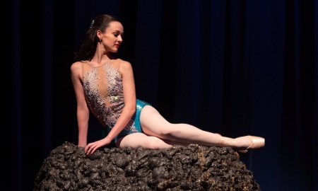 Victorian State Ballet's Alana Puddy as Ariel in 'Little Mermaid'. Photo by Enpointe Productions.