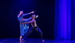 West Australian Ballet's Dayana Hardy Acuna and Juan Carlos Osma in Natalie Weir's 'Goldberg Variations'. Photo by Bradbury Photography.