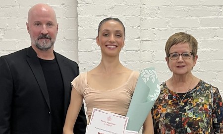 Winner Tahlia Szumowski. Photo courtesy of Royal Academy of Dance Australia.